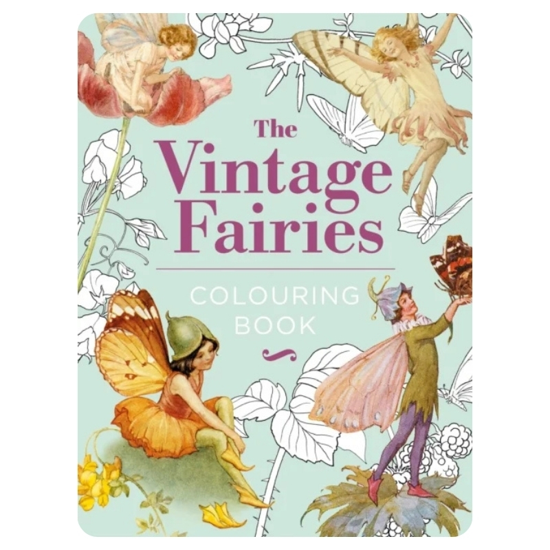 The Vintage Fairies Colouring Book Tilgjengelig nå